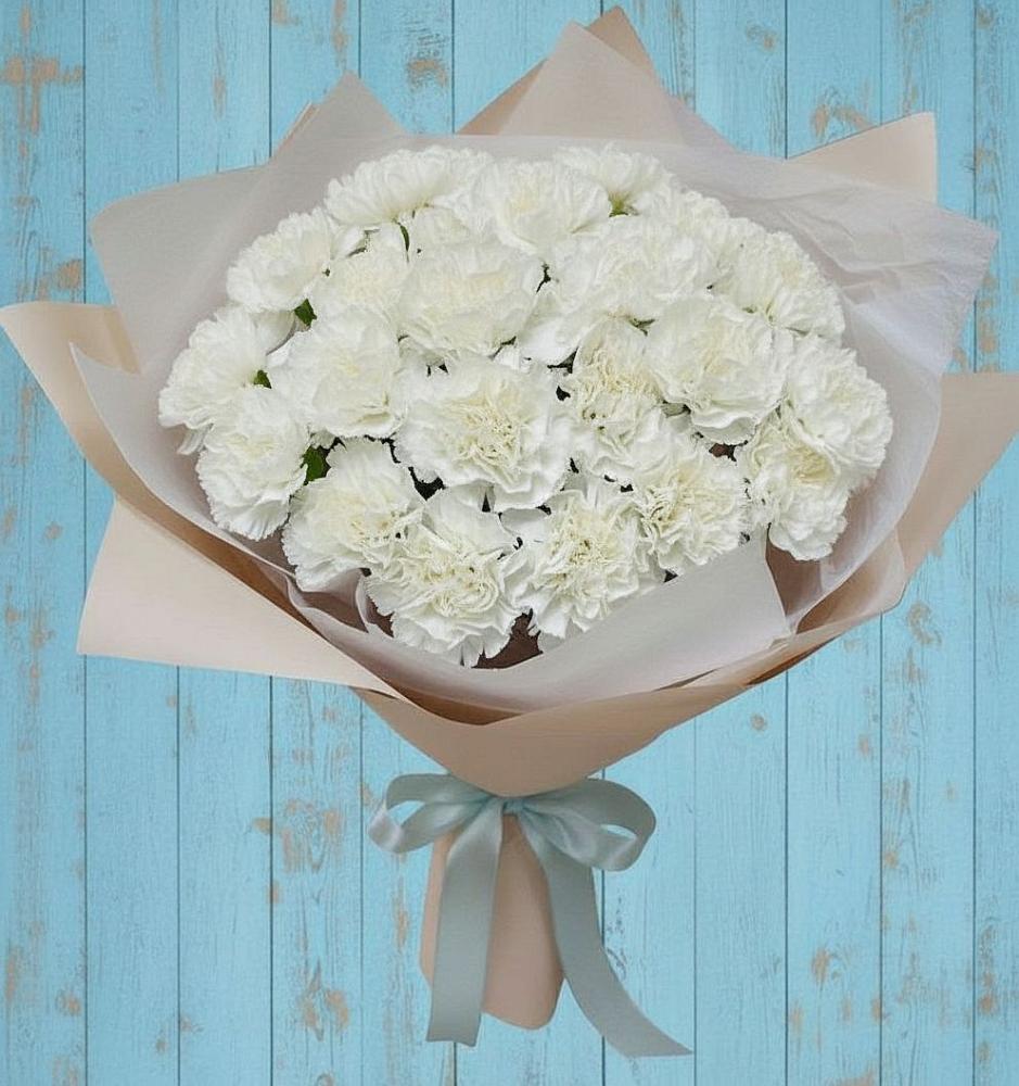 Букет цветов из: Гвоздики в Шкуропатове