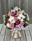 Букет цветов из: Альстромерии, Гвоздики, Розы и Хризантемы в Шкуропатове