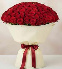 Букет 101 Красная роза Милано в Шкуропатове