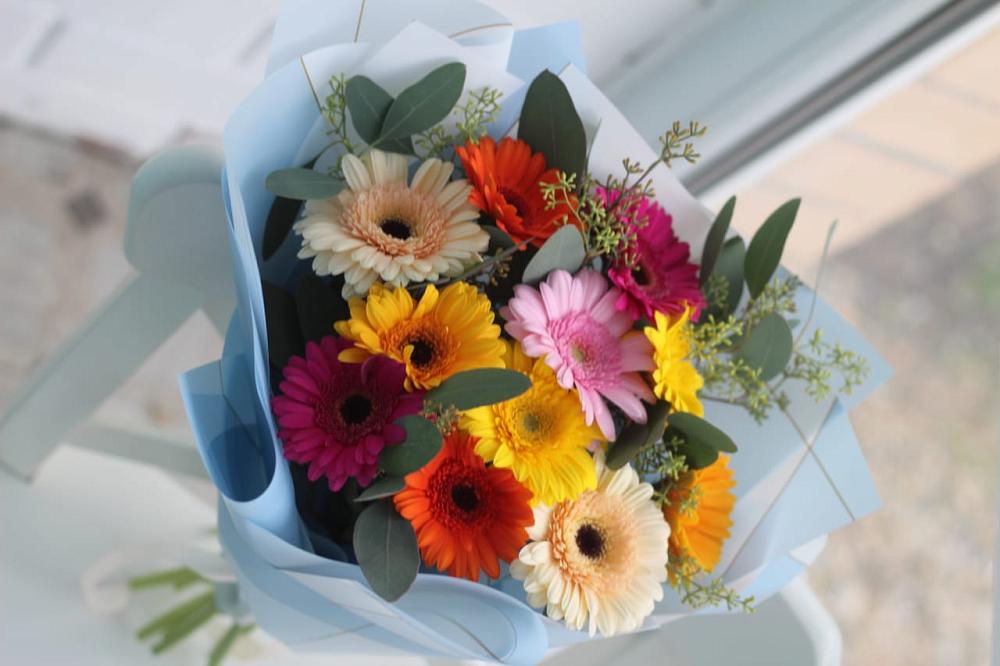 Букет цветов из: Герберы в Шкуропатове