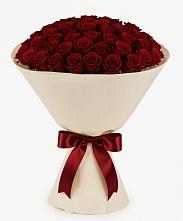 Букет 101 Бордовая роза Блэк Бакарра в Шкуропатове