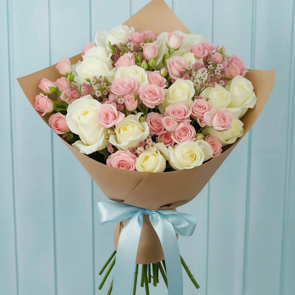 Букет цветов из: Розы в Шкуропатове