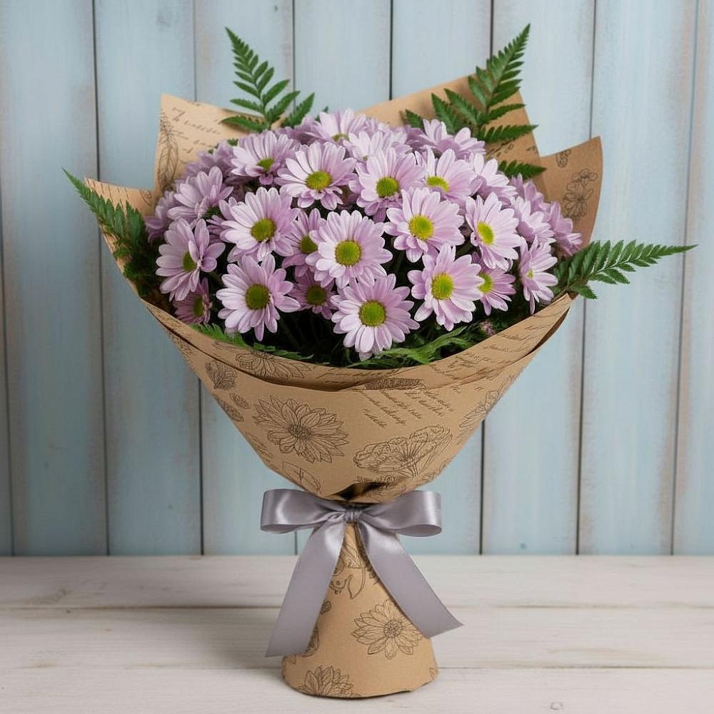 Букет цветов из: Хризантемы в Шкуропатове