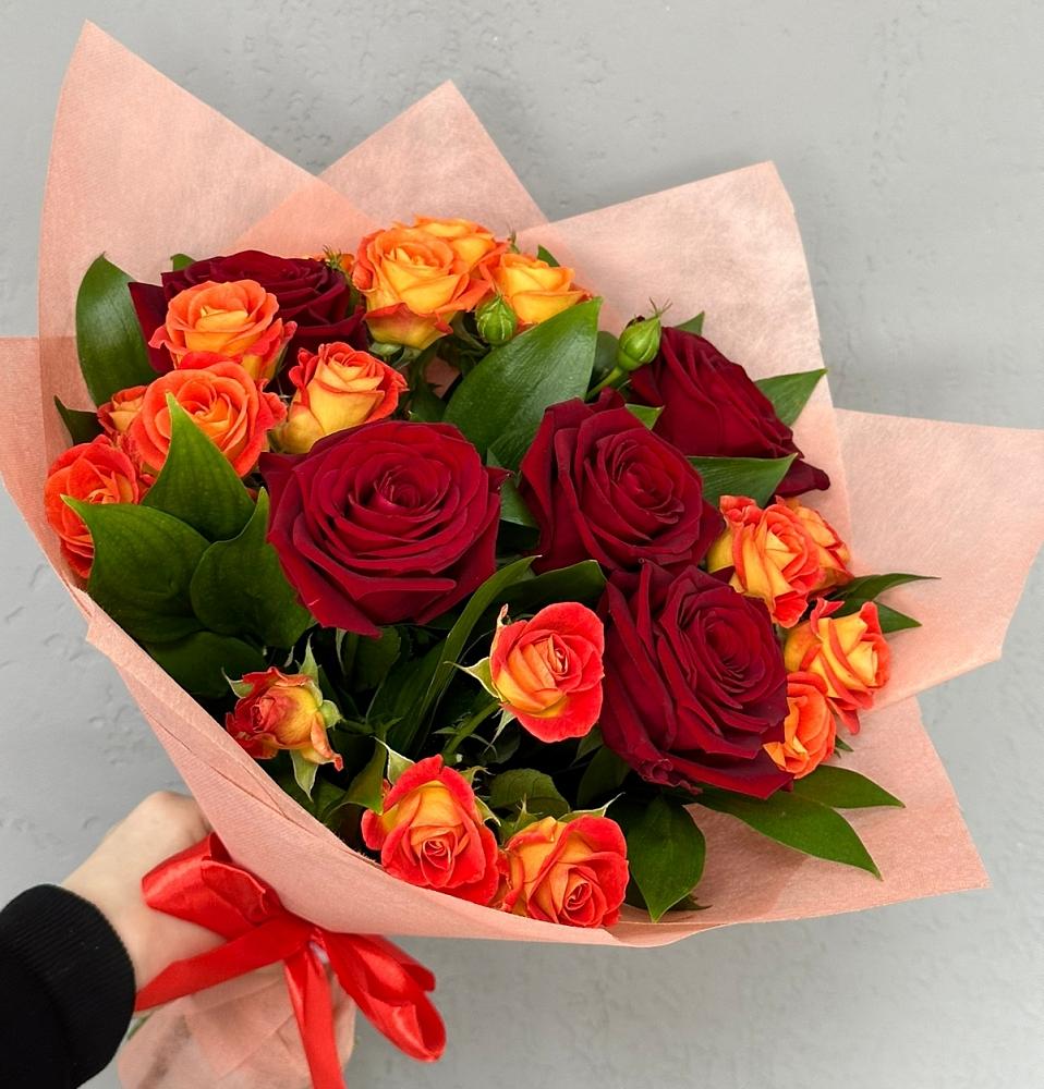 Букет Любовь и восторг в Шкуропатове