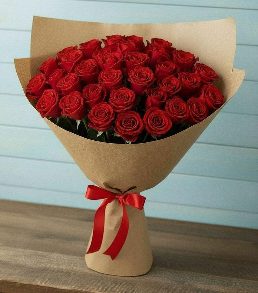Букет Красные розы Милано в Шкуропатове