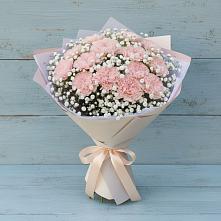 Букет цветов из:  Гвоздики в Шкуропатове