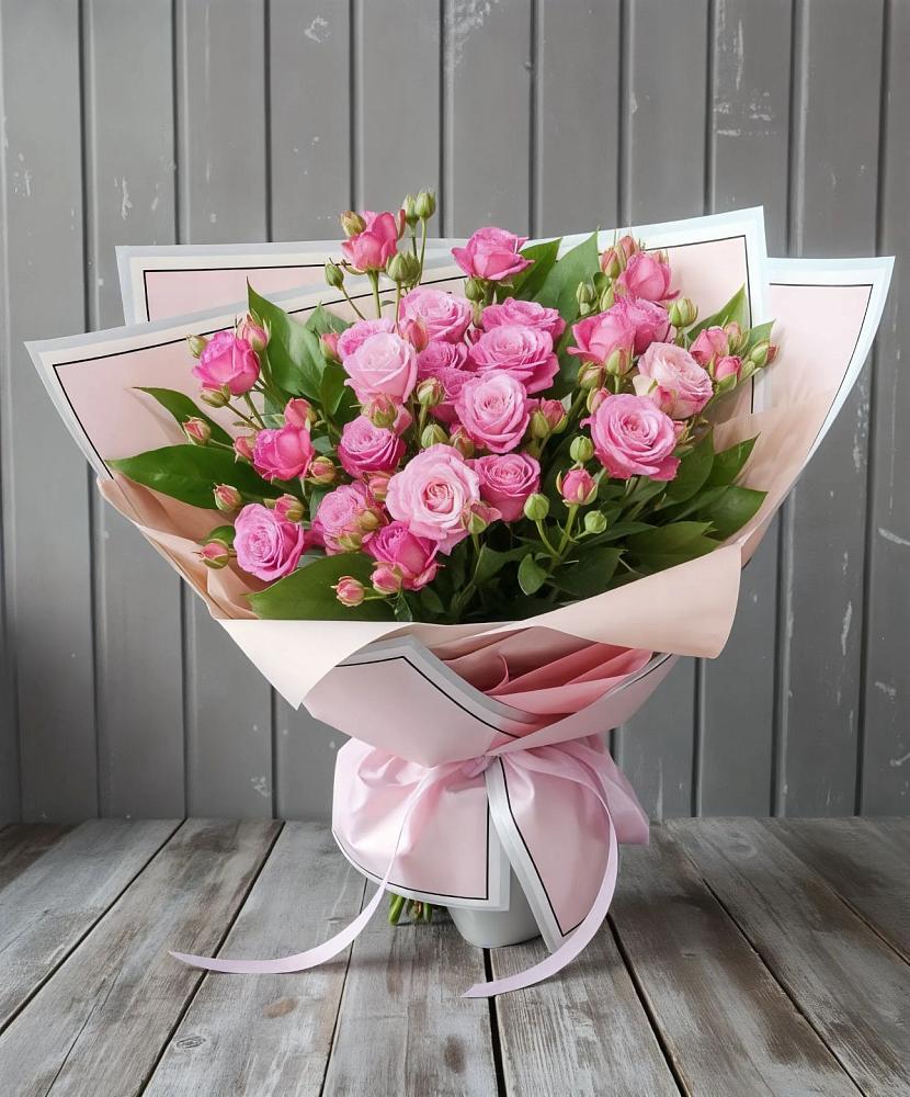 Букет Розовый кустик в Шкуропатове