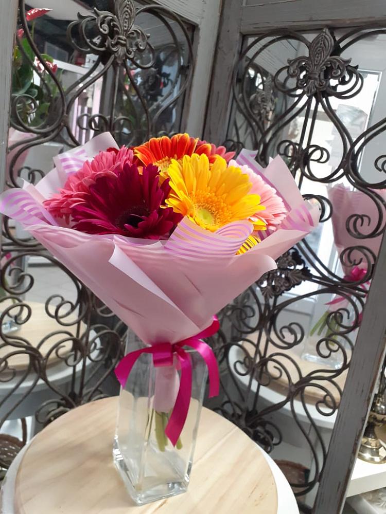 Букет цветов из: Герберы в Шкуропатове