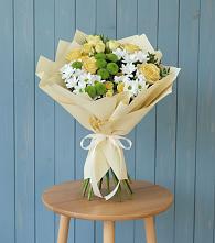 Букет цветов из:  Хризантемы и Розы #REPLACE_PRED# Шкуропатове