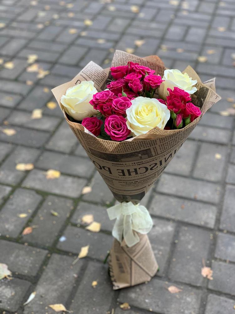 Букет цветов из: Розы в Шкуропатове