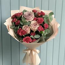 Букет цветов из:  Гвоздики и Розы #REPLACE_PRED# Шкуропатове