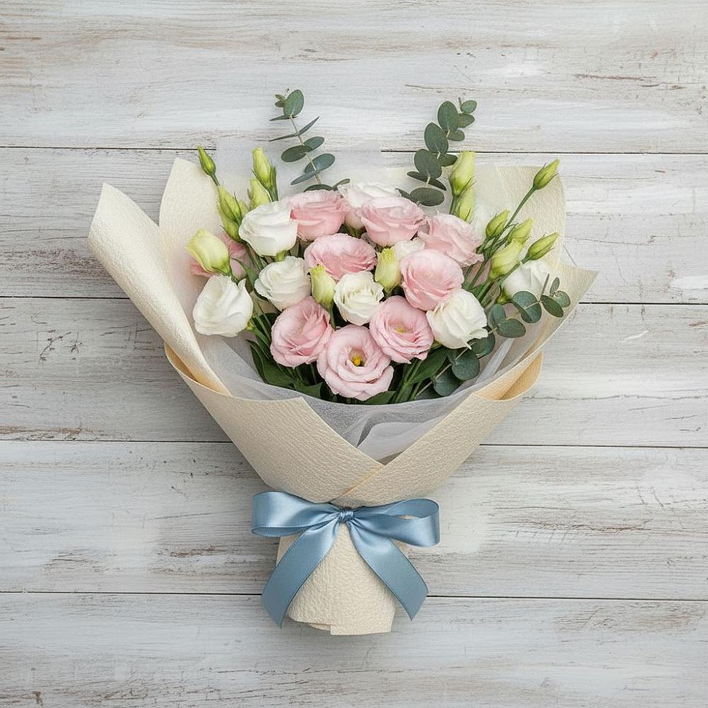 Букет цветов из: Лизиантусы в Шкуропатове